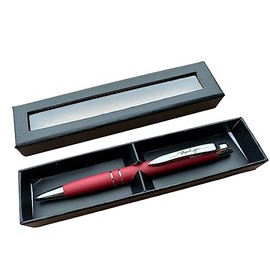 TinyGift Thank You Pen with Gift Box - Stylish & Smooth Writing Luxury Pen - Laser Engraved Ballpoint Pen for Teacher Gift, Home, School Supplies & Office Stationery Set | Red