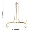 Metal Clock Stand Stylish Display Bracket for Home Office Modern