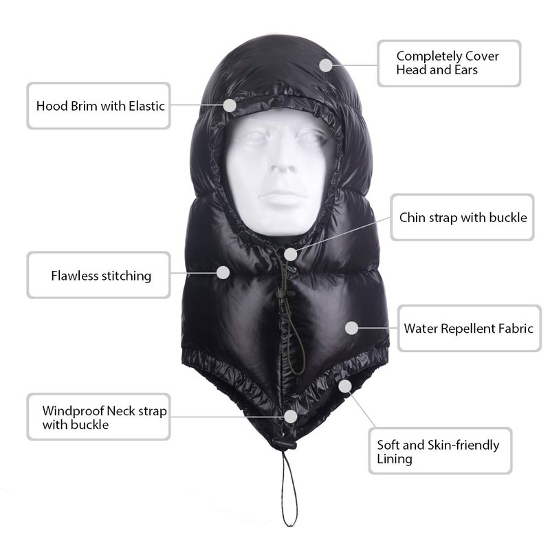 Tapasimme Winter Warm Down Cap Ultralight Windproof Sleeping Bag Outdoor
