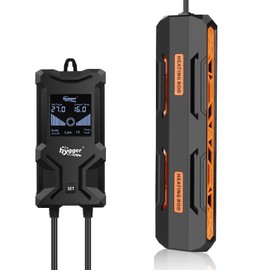 hygger Aquarium Heater, 600 W Submersible Aquarium Heater with Intelligent LCD Digital Display Controller and Automatic Shut-Off Protection, Aquarium Heating Rod for 250-511L Freshwater Saltwater Tank