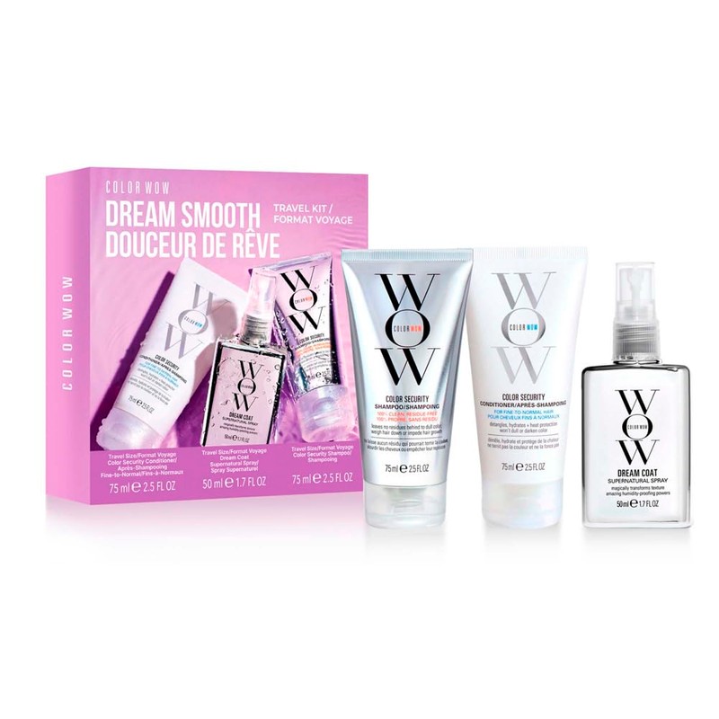 Color Wow Dream Smooth Kit -Shampoo70ml+Acond.75ml+Spray50ml