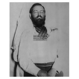 JESSE JAMES WILD WEST OUTLAW BANK ROBBER POST-MORTEM DEAD 8X10 PHOTO