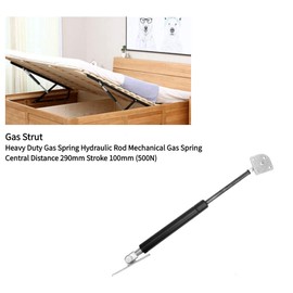 Yanmis Gas Strut,Heavy Duty Gas Spring Hydraulic Rod Mechanical Gas Spring Central Distance 290mm Stroke 100mm (300N)