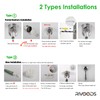 Handheld Shower head Holder - All Metal - Adhesive and