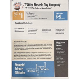 Stomp Rocket The Original Stompin' Science Book - Use with Toy Rocket Launcher Kits