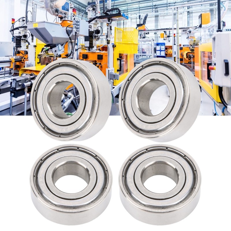 10Pcs Mini Bearing High Rotating Speed Double Shielded Machinery Parts