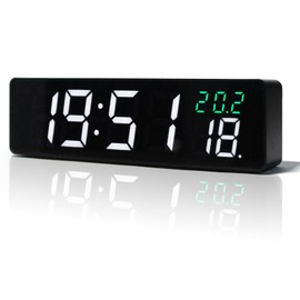 2024 New Green WIFI Clock, High Precision, Automatic Time Synchronization, Table Clock, Acrylic Design, Father's Day, Gift