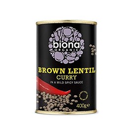 Biona Organic Brown Lentil Curry 400g (Pack of 6)