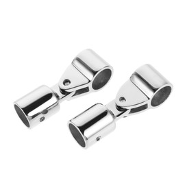 KOMBIUDA Elegant Polished Stainless Steel Sliding Cap Boat Canopy Accessory Yacht Fitting Bimini Top Hardware Boat Replacement Parts