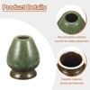 sourcing map Ceramic Chasen Stand 70mm Matcha Whisk Holder Teas