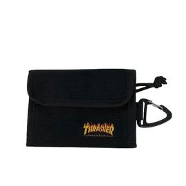 Slasher THR-010 Bifold Wallet (Trifold & Carabiner Included) Compact Velcro A3_BLK3, A3_BLK3