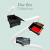 Dice Box - BLACK - 6x4x3 Also holds jewelry and