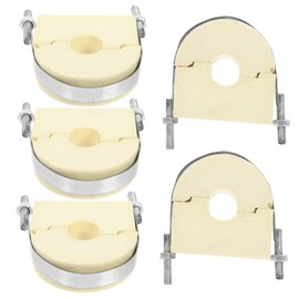 iplusmile 5pcs Tube Holder Tube Clamps Heavy Duty Strap Clips Tube Bundle Clamp Pipe Clips Clamps for Pipe Strap Clamps Pipe Saddle Clips Pipe Clamps Pipes Clamp Stainless Steel