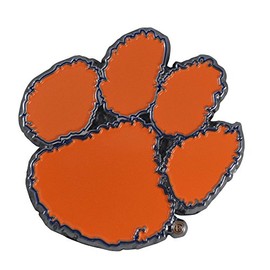 FANMATS 22207 Clemson Tigers 3D Color Metal Emblem, Diecut Team Logo Auto Emblem