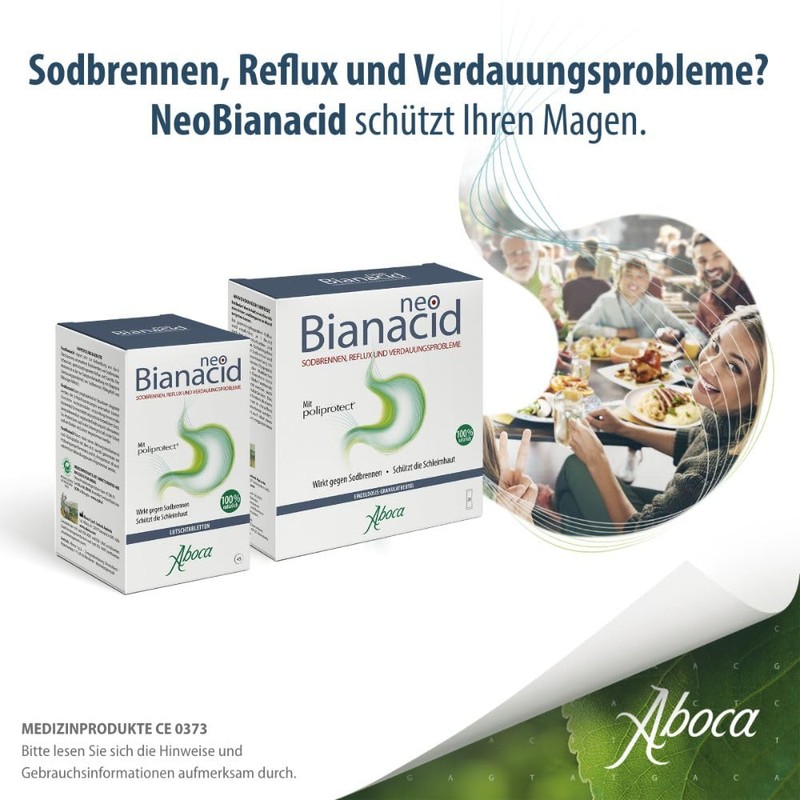 NeoBianacid Quick Aid for Heartburn, Reflux, Digestive Problems and Acid-Related
