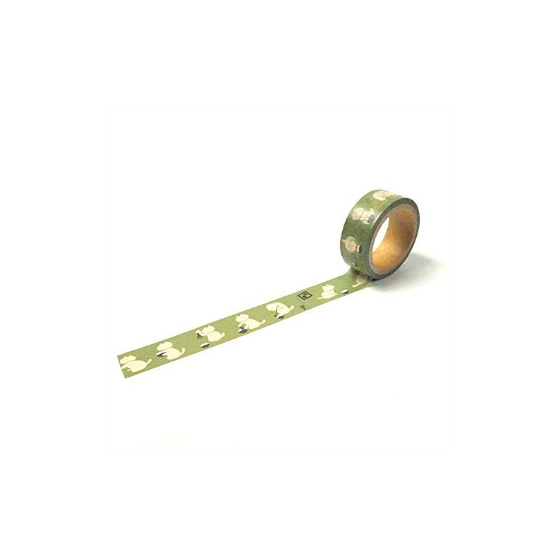 Hamamonyo Masking Tape, Matcha Cat