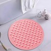 VSUSN Non-Slip Shower Mat, 55 cm Round Non-Slip Mat Shower