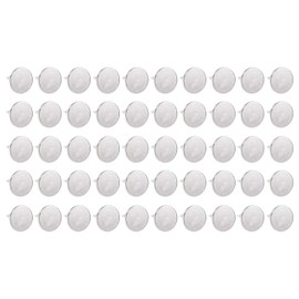 QUARKZMAN 9.5 x 10 mm Furniture Upholstery Nails x 50 Pieces Flat Head Decorative Push Pins Furniture Nails Pins for Furniture DIY Decorative [Silver Tone]