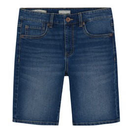 Lucky Brand Boys' Classic Fit Denim Shorts, 5-Pocket Style, Zipper Fly & Button Closure, Pacific, 8