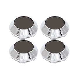 sourcing map 4pcs 67mm Dia 6 Lugs Car Tyre Wheel Center Hub Caps w Silver Tone Emblem Sticker
