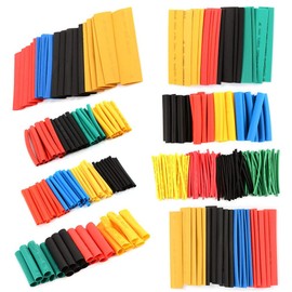 ARCELI 328pcs Heat Shrink Tubing Kit SIM & NAT Ratio 2:1 Electrical Insulated Tubing Assorted Heat Shrink Tubing (8 Sizes / 5 Colors)