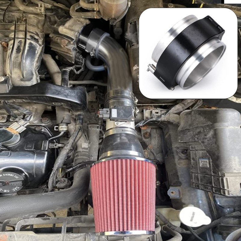 BAGARAATAN Aluminum Quick Release V-Band Clamp,2.5"/62m Intake Intercooler Pipe Clamp,Intake