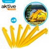 Aktive 52998 - Pack of 6 Plastic Tent Pegs |