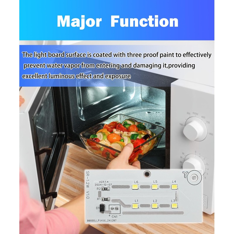 Microwave LED Light Board Replacement Fits for Frigidaire IKEA Electrolux