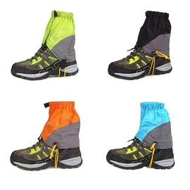 방수 신발 커버 야외 레깅스 각반 커버 하이킹 워킹 클라이밍 캠핑 레깅스 각반 보호 다리 워머 [orange] Waterproof Shoe Cover Outdoor Leggings Gaiter Cover Hiking Walking Climbing Camping Leggings Gaiter Protection Leg Warmer [orange]