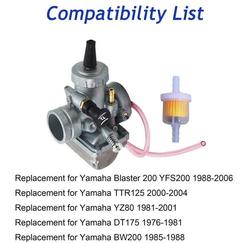 Silscvtt Carburetor Replacement for Yamaha Blaster 200 YFS200 1988-2006 Replacement