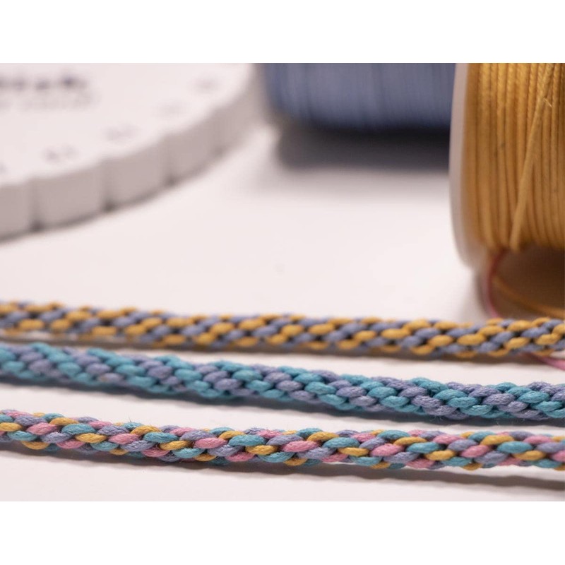 INNSPIRO Kumihimo 20003 Disc Round 15.0 cm Grey