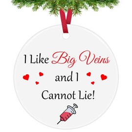 Phlebotomist Gifts Doctor Gifts Christmas Ornaments Phlebotomy Technician Gifts Phlebotomy Nurse Gift Inspirational Phlebotomy Graduation Gifts Funny Nurse Gift for Phlebotomist Coworker