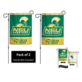 Buy a 2 Pack and Save. 2 Double Sided Norfolk State University 12.5"x18" Yard and Garden College Banner Flags. Flags Are Printed in the USA,