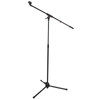 Pro Audio DJ Microphone Boom Stands w Orange XLR Cables,