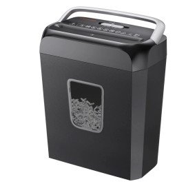 Bonsaii Paper Shredder 6-Sheet Cross Cut Credit Card Shredder for Home Office