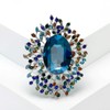 YOQUCOL - Broche de diamantes de imitación de cristal de