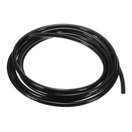 M METERXITY Tubing Carburetor Fuel Vent Line, 5mm(0.2") ID 8mm(0.31") OD 4m(13') Long Polyurethane Gas Oil Tube for ATV/Go Kart/Dirt Bike, Universal Petrol Pipe Replacement [Black]