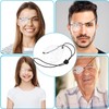 3 Pcs Transparent Ventilated Eye Patches,9 Hole Protective Eye Shield