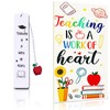 Teacher Appreciation Gifts- Teaching is A Work of Heart Bookmark&Sticky