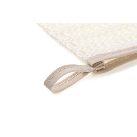 Cool & Hotto Net Wax Silk Mittens, 100% Pure Domestic Raw Silk, Pearl Silk, 100% Gumma Silk, Consistently Produced in Gunma Prefecture, Made in Japan, Silk Protein/Sericin, Generous, Large and Large Set