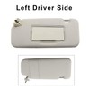 FZJDSD Left Driver Side Sun Visor with Mirror (Gray) Compatible