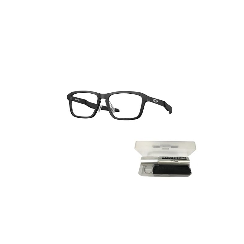Oakley OY8030F Eyeglasses Bundle: OY 8030F 803001 Quad Out A