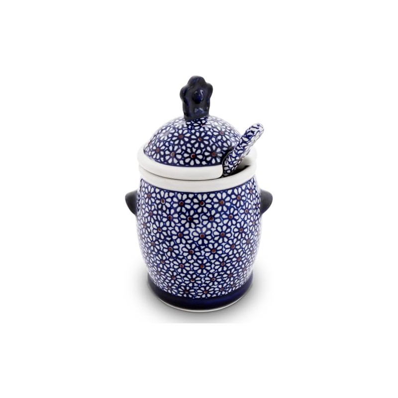 Bunzlauer Keramik 650 ml Honey Pot with Honey Spoon Set