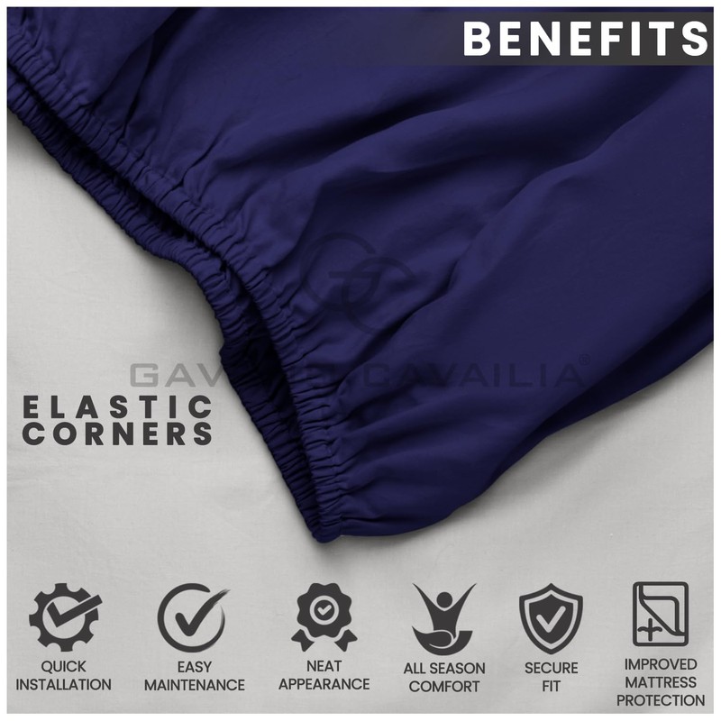 Extra Deep Single Fitted Sheet (91x190CM), Super Soft Poly Cotton