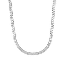 s.Oliver 2036832 Women's Stainless Steel Necklace 42 + 3 cm Silver Comes in Jewellery Gift Box, Stainless Steel