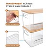 Trash Bag Dispenser 2 Pack (XL+S) - Acrylic Garbage Bags
