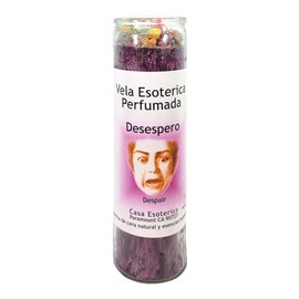 Despair-Palm Wax Spiritual Intention Spell Candle-[Purple] | Vela CASA ESOTERICA PERFUMADA- (DESESPERO)