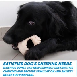 123 Treats | Beefhide Dog Doughnut Chews for Dogs (10 Count) - Rawhide Donuts, Circle Size 3.5 Inches, Beefhide Dog Donut Chew for Pets