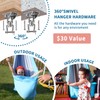 OUTREE Sensory Swing, Double Layer Therapy Swing with 360° Swivel