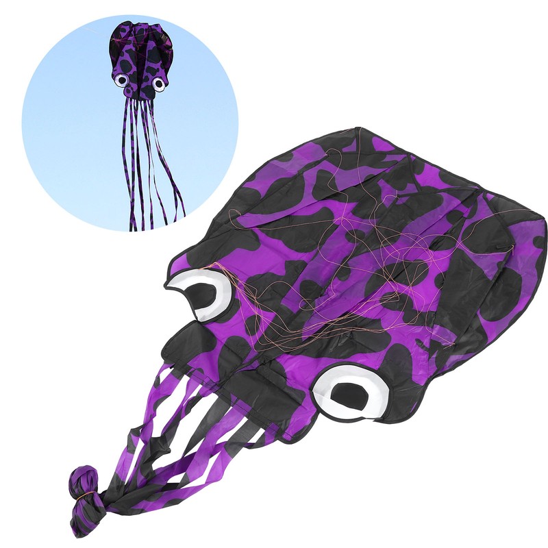 Outdoor Spotted Soft Octopus Single Line Kite Animal Shape Kite